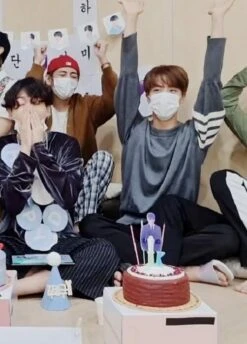 Grey Sweatshirt With Stripe Detail | Jin - BTS -Amped Apparel Jin BTS Grey Sweater With Stripe Detail 11 e1643821968759