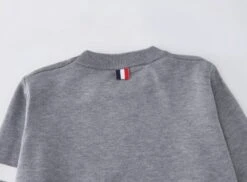 Grey Sweatshirt With Stripe Detail | Jin - BTS -Amped Apparel Jin BTS Grey Sweatshirt With Stripe Detail 7 600x441 1