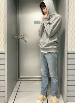 Grey 1997 Print Hoodie | Johnny - NCT -Amped Apparel Johnny 1997 Hoodie Inspiration 2 e1643277090982 600x820 1