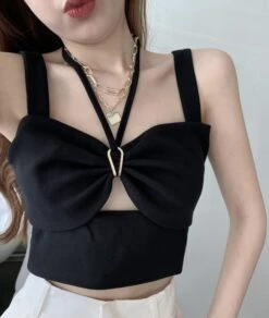 White Sling Cropped Top | Joy - Red Velvet -Amped Apparel Joy Red Velvet White Sling Cropped Top 19 600x710 1