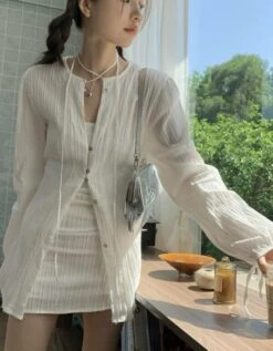 White Textured Mini Skirt | Joy - Red Velvet -Amped Apparel Joy Red Velvet White Textured Mini Skirt 7 600x771 1