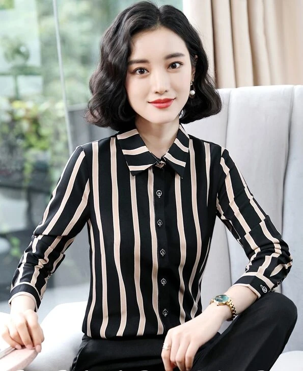 Striped Button-down Polo Shirt | Jungkook - BTS 7 Striped Button-down Polo Shirt | Jungkook - BTS - Image 5