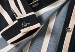 Striped Button-down Polo Shirt | Jungkook - BTS 23 Striped Button-down Polo Shirt | Jungkook - BTS -Amped Apparel Jungkook Striped Button down Polo Shirt 3 600x418 1