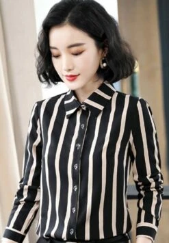 Striped Button-down Polo Shirt | Jungkook - BTS 17 Striped Button-down Polo Shirt | Jungkook - BTS -Amped Apparel Jungkook Striped Button down Polo Shirt 6 e1643819513601