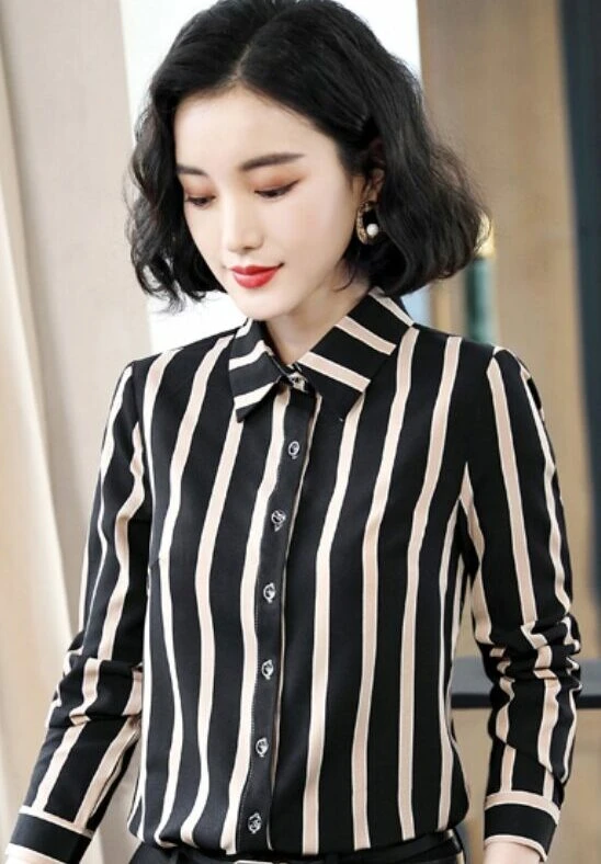 Striped Button-down Polo Shirt | Jungkook - BTS 5 Striped Button-down Polo Shirt | Jungkook - BTS - Image 3