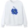 White Flower Print Sweatshirt | Junkyu - Treasure 2 White Flower Print Sweatshirt | Junkyu - Treasure -Amped Apparel Junkyu Treasure White Flower Print Sweatshirt 1 600x750 1