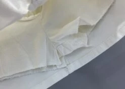 White Denim Skort With Pockets | Lia - ITZY -Amped Apparel Lia ITZY White Denim Skort With Pockets 6 600x426 1