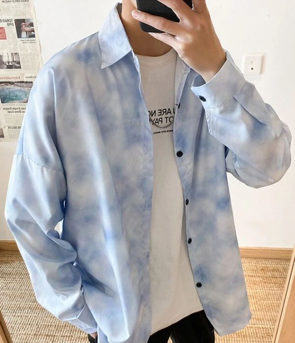 Light Blue Cloud Shirt | Suga - BTS 10 Light Blue Cloud Shirt | Suga - BTS - Image 8