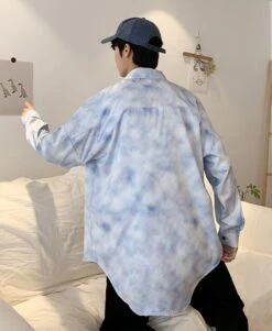Light Blue Cloud Shirt | Suga - BTS 23 Light Blue Cloud Shirt | Suga - BTS -Amped Apparel Light Blue Cloud Shirt Suga BTS 13 600x731 1
