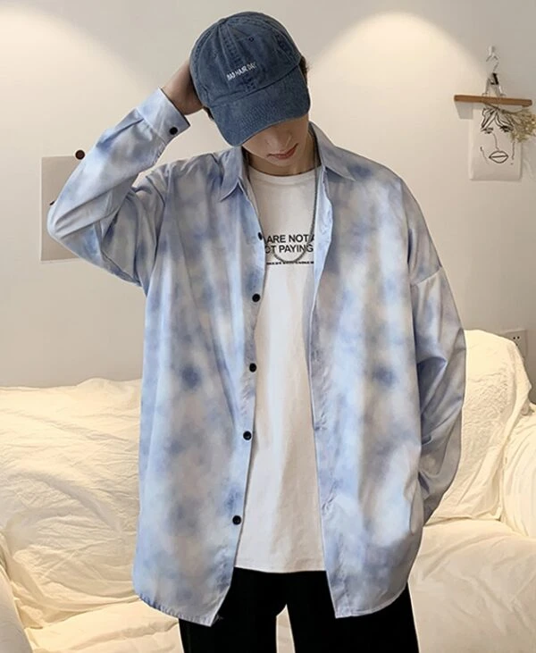 Light Blue Cloud Shirt | Suga - BTS 6 Light Blue Cloud Shirt | Suga - BTS - Image 4