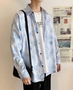 Light Blue Cloud Shirt | Suga - BTS 19 Light Blue Cloud Shirt | Suga - BTS -Amped Apparel Light Blue Cloud Shirt Suga BTS 9 600x730 1