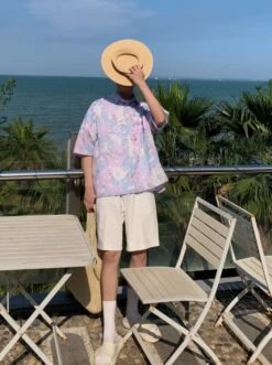 Lilac Floral Summer Shirt | Sunghoon - Enhypen -Amped Apparel Lilac Floral Summer Shirt Sunghoon Enhypen 5 600x804 1