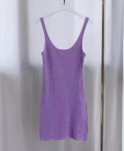 Lilac Knitted Bodycon Dress | Jennie - BlackPink -Amped Apparel Lilac Knitted Bodycon Dress Jennie BlackPink 2 600x730 1
