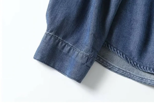 Blue Embroidered Collar Denim Shirt | Lisa - BlackPink 13 Blue Embroidered Collar Denim Shirt | Lisa - BlackPink - Image 11