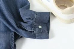 Blue Embroidered Collar Denim Shirt | Lisa - BlackPink 24 Blue Embroidered Collar Denim Shirt | Lisa - BlackPink -Amped Apparel Lisa BlackPink Blue Embroidered Collar Denim Shirt 7 600x395 1