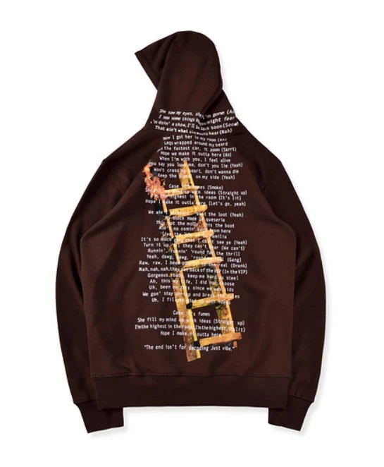 Brown In The Highest Room Hoodie | Lisa - BlackPink 4 Brown In The Highest Room Hoodie | Lisa - BlackPink - Image 2