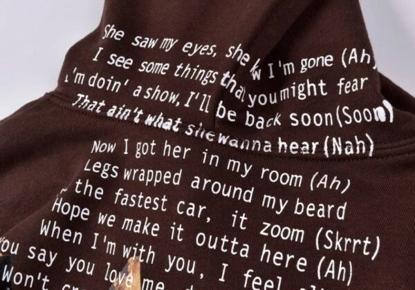 Brown In The Highest Room Hoodie | Lisa - BlackPink 7 Brown In The Highest Room Hoodie | Lisa - BlackPink - Image 5