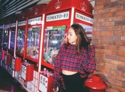 Red Plaid Crop Top | Lisa - BlackPink 23 Red Plaid Crop Top | Lisa - BlackPink -Amped Apparel Lisa Red Plaid Sweatshirt 2 600x441 1