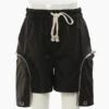Black Zipper Pocket Casual Shorts | Mark - NCT -Amped Apparel Mark NCT Black Zipper Pocket Casual Shorts 7 600x800 1