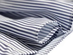 Blue Ruffled Placket Striped Shirt | Minho - SHINee -Amped Apparel Minho SHINee Blue Ruffled Placket Striped Shirt 18 600x453 1