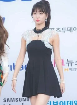 Black Lace Designed Chest Dress | Momo - Twice -Amped Apparel Momo Lace Designed Chest Black Dress Inspiration 3 e1643624282802 600x820 1