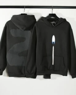Black Matchstick Hoodie | Momo - Twice -Amped Apparel Momo Twice Black Matchstick Hoodie 2 600x750 1
