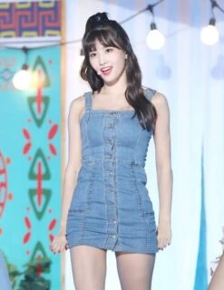 Blue Denim Suspender Dress | Momo - Twice -Amped Apparel Momo Twice Blue Denim Suspender Dress 4 600x778 1