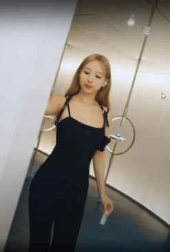 Black Bodycon Sleeveless Jumpsuit | Nayeon - Twice -Amped Apparel Nayeon Twice Black Bodycon Sleeveless Jumpsuit 11
