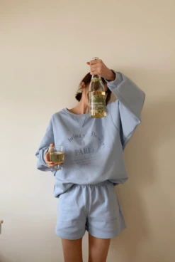 Yellow Letter Embroidered Shorts | Ningning - Aespa -Amped Apparel Ningning Aespa Yellow Letter Embroidered Shorts 11