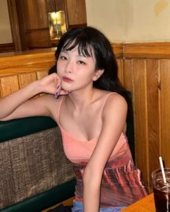 Orange Floral Scene Sling Dress | Seulgi - Red Velvet -Amped Apparel Orange Floral Scene Sling Dress Seulgi Red Velvet 15 600x748 1