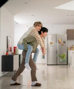 Orange Two-Piece Illusion Hoodie | Suga - BTS -Amped Apparel Orange Two Piece Illusion Hoodie Suga BTS 2 600x728 1