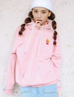 Pink Fries Hoodie | Jin - BTS -Amped Apparel Pink Fries Hoodie Jin BTS e1643804490360 600x792 1