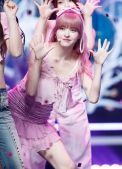 Pink Ruffled See-Through Sling Top | Lily - NMIXX 11 Pink Ruffled See-Through Sling Top | Lily - NMIXX -Amped Apparel Pink Ruffled See Through Sling Top Lily NMIXX Idol 600x834 1