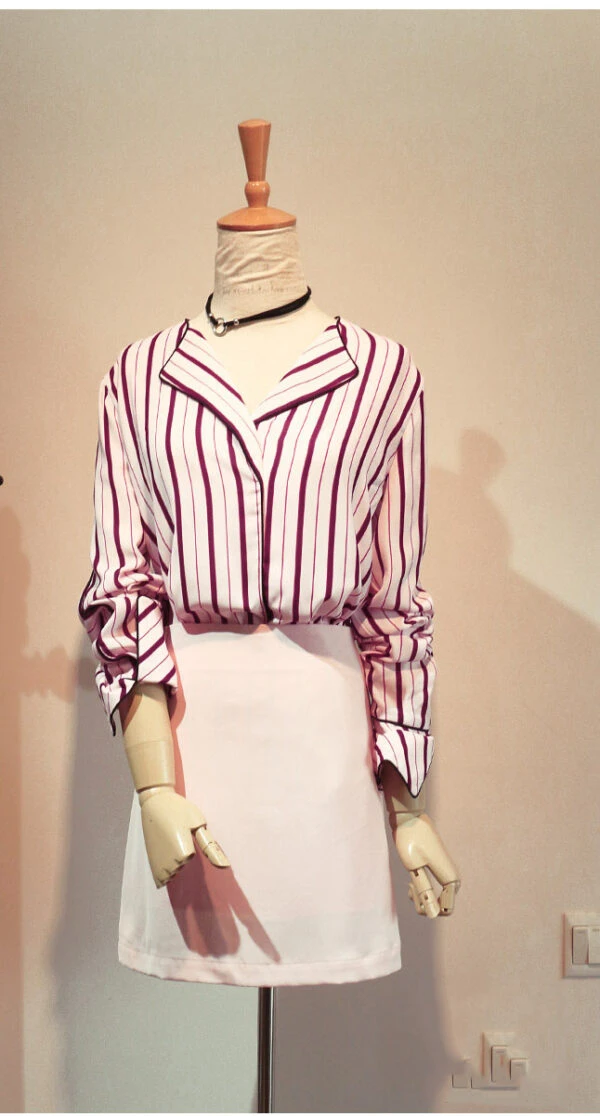 Pink Striped Shirt | Suzy 6 Pink Striped Shirt | Suzy - Image 4