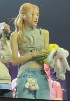 Beige Hollowed Twist Tank Top | Rose - BlackPink -Amped Apparel Rose BlackPink Beige Hollowed Twist Tank Top 1