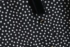 Black Lace Collar Polka Dot Top | Rose - BlackPink -Amped Apparel Rose BlackPink Black Lace Collar Polka Dot Top 4 600x401 1