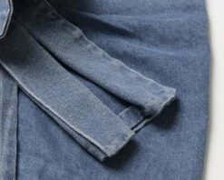 Blue Flower Embellished Denim Skirt | Sana - Twice -Amped Apparel Sana Twice Blue Flower Embellished Denim Skirt 8 600x480 1