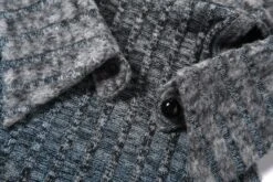 Grey Collared Top With Arm Sleeves | Sana - Twice -Amped Apparel Sana Twice Grey Collared Top With Arm Sleeves 10 600x400 1