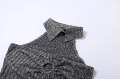 Grey Collared Top With Arm Sleeves | Sana - Twice -Amped Apparel Sana Twice Grey Collared Top With Arm Sleeves 9 600x399 1