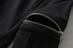 Black Motorcycle Buttoned Belt Jumpsuit | Seulgi - Red Velvet 30 Black Motorcycle Buttoned Belt Jumpsuit | Seulgi - Red Velvet -Amped Apparel Seulgi Black Motorcycle Buttoned Belt Jumpsuit 00014 600x396 1