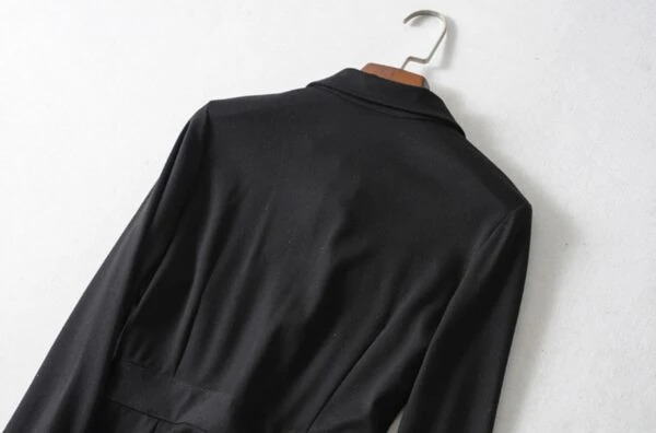 Black Motorcycle Buttoned Belt Jumpsuit | Seulgi - Red Velvet 11 Black Motorcycle Buttoned Belt Jumpsuit | Seulgi - Red Velvet - Image 9