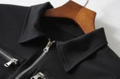 Black Motorcycle Buttoned Belt Jumpsuit | Seulgi - Red Velvet 27 Black Motorcycle Buttoned Belt Jumpsuit | Seulgi - Red Velvet -Amped Apparel Seulgi Black Motorcycle Buttoned Belt Jumpsuit 00017 600x396 1