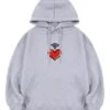 Grey Heart Printed Hoodie | Seungmin - Stray Kids 2 Grey Heart Printed Hoodie | Seungmin - Stray Kids -Amped Apparel Seungmin Stray Kids Grey Heart Printed Hoodie rs