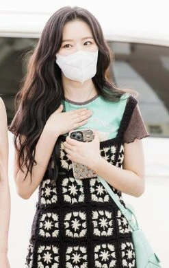 Black Crochet Dress | Shuhua - (G)I-DLE -Amped Apparel Shuhua GI DLE Black Crochet Dress 3