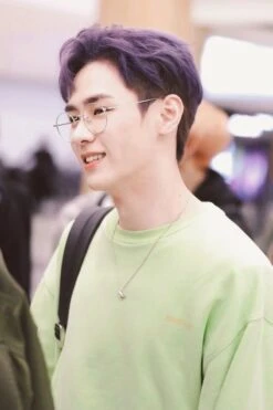 Soft Green Oversized Sweatshirt | Kun - NCT -Amped Apparel Soft Green Oversized Sweatshirt Kun NCT 2