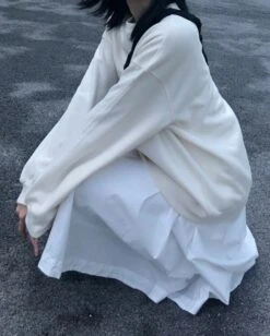 Soft Green Oversized Sweatshirt | Kun - NCT -Amped Apparel Soft Green Oversized Sweatshirt Kun NCT beige 1 600x749 1