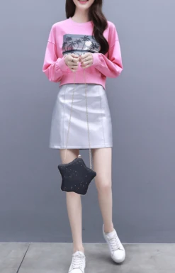 Pink Mind Detergent Cropped Sweatshirt | Sooyoung - Girls Generation 12 Pink Mind Detergent Cropped Sweatshirt | Sooyoung - Girls Generation -Amped Apparel Sooyoung Mind Detergent Cropped Sweatshirt 5 600x936 1