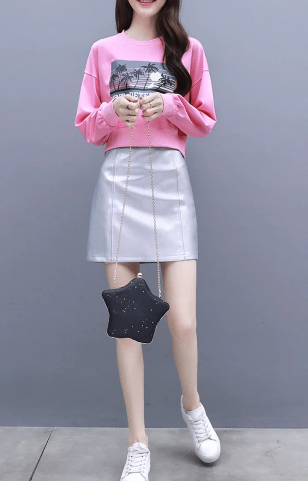 Pink Mind Detergent Cropped Sweatshirt | Sooyoung - Girls Generation 6 Pink Mind Detergent Cropped Sweatshirt | Sooyoung - Girls Generation - Image 4