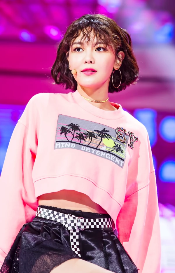 Pink Mind Detergent Cropped Sweatshirt | Sooyoung - Girls Generation 9 Pink Mind Detergent Cropped Sweatshirt | Sooyoung - Girls Generation - Image 7