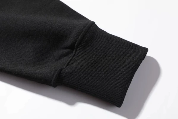 Black Distorted Smiley Face Hoodie | Suga - BTS 4 Black Distorted Smiley Face Hoodie | Suga - BTS - Image 2